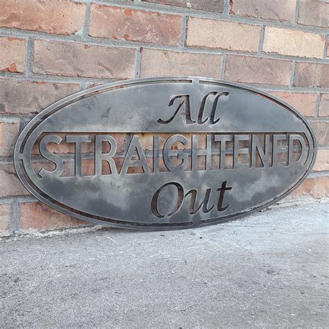 metal custom fabricated auto signs|design your own metal sign.